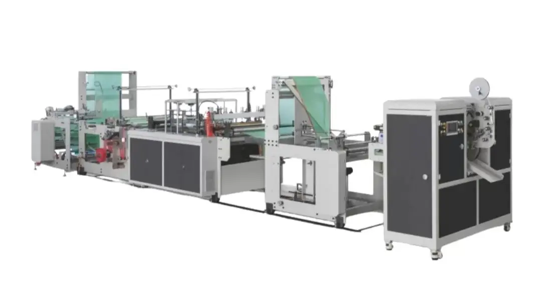 Perforated Drawstring Garbage Roll Bag Cutting Machine